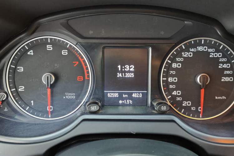 Used Audi Q5 2018 Collector's Edition 40 TFSI Technology Model Odometer Close Up