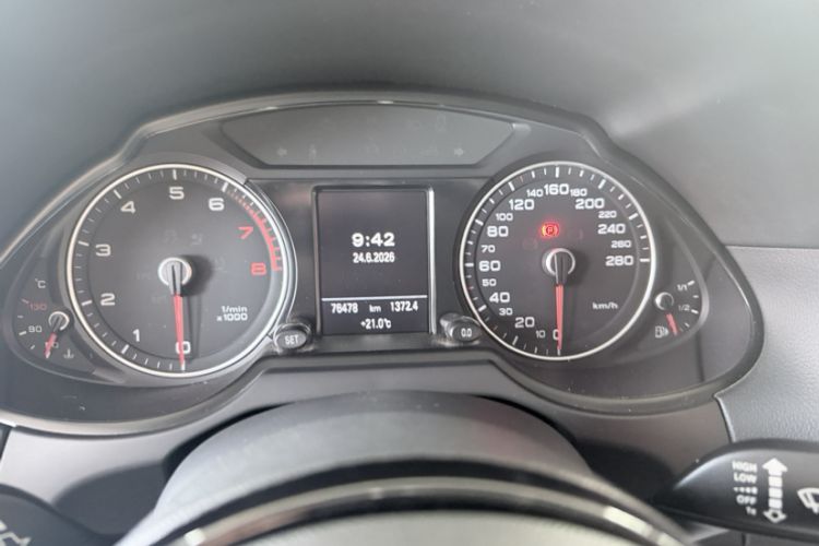 Used Audi Q5 2018 Collector's Edition 40 TFSI Technology Model Odometer Close Up