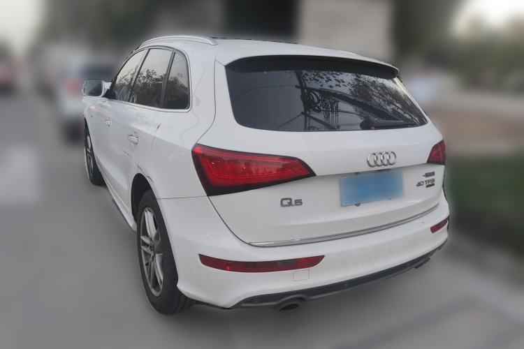 Used Audi Q5 2018 Collector's Edition 40 TFSI Technology Model Rear Left 45 Deg