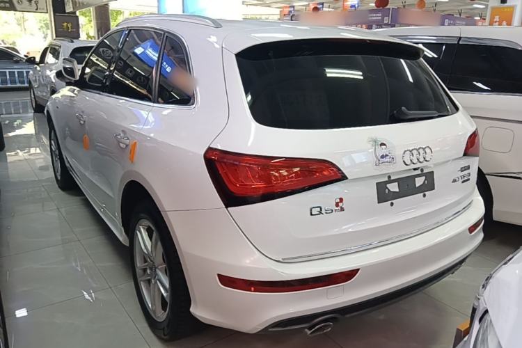 Used Audi Q5 2018 Collector's Edition 40 TFSI Technology Model Rear Left 45 Deg