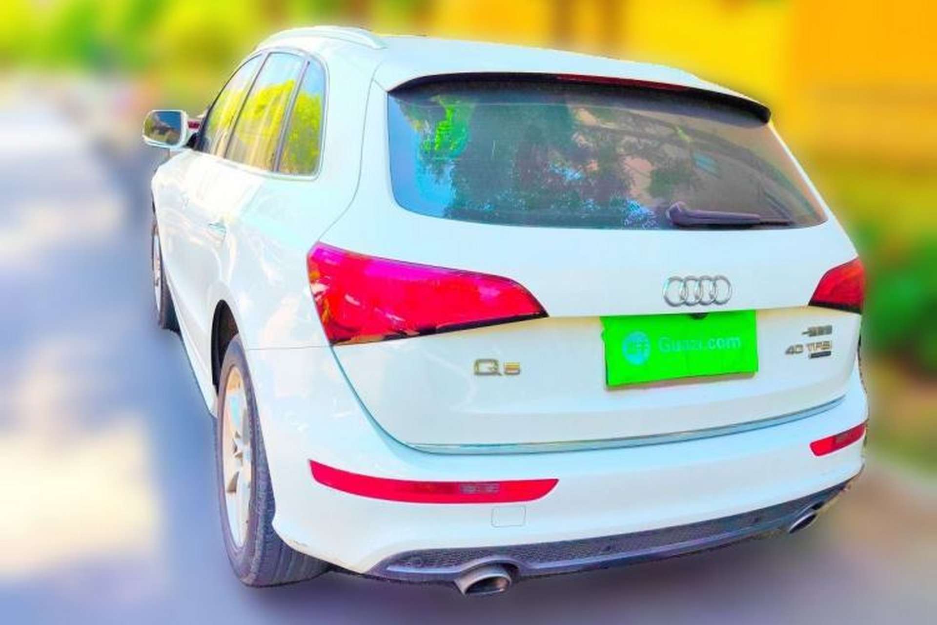 Used Audi Q5 2018 Collector's Edition 40 TFSI Ambition Model Rear Left 45 Deg