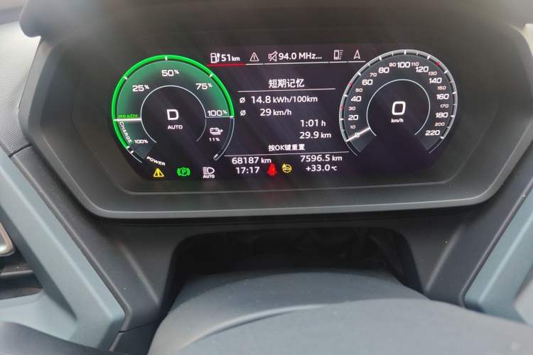 Used Audi Q5 e-tron 2022 40 e-tron Starry Edition Luxury Package Odometer Close Up