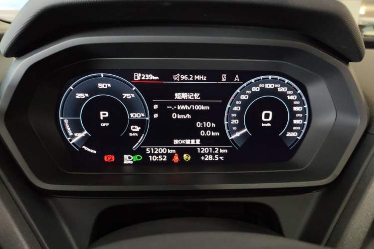 Used Audi Q5 e-tron 2022 40 e-tron Starry Edition Luxury Package Instrument Cluster