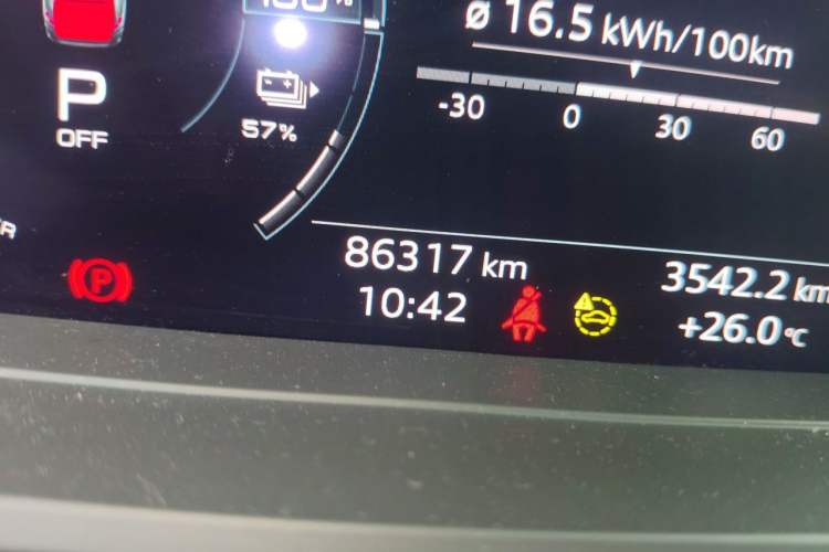 Used Audi Q5 e-tron 2022 40 e-tron Starry Edition Luxury Package Odometer Close Up
