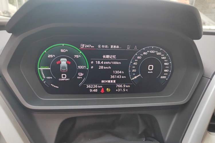Used Audi Q5 e-tron 2023 40 e-tron Shining Edition Mecha Kit Instrument Cluster