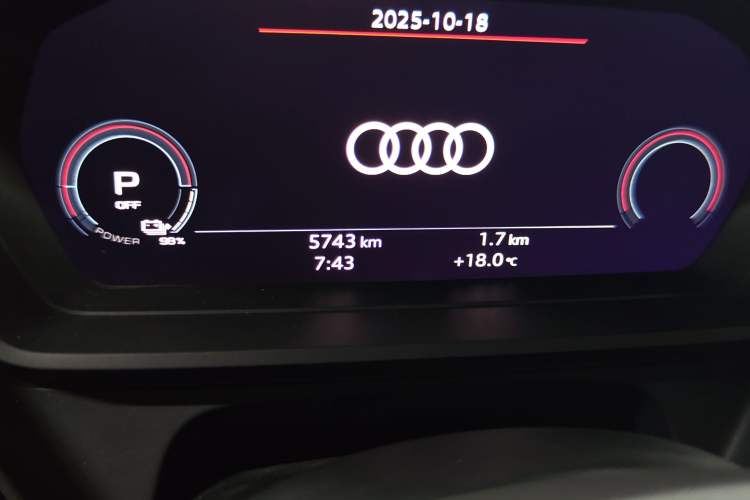 Used Audi Q5 e-tron 2023 40 e-tron Starry Edition Mecha Kit Odometer Close Up