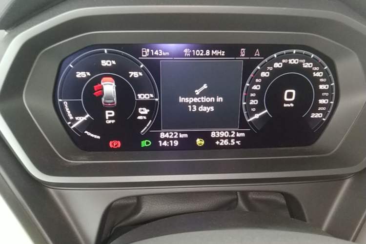 Used Audi Q5 e-tron 2023 40 e-tron Starry Edition Luxury Package Instrument Cluster