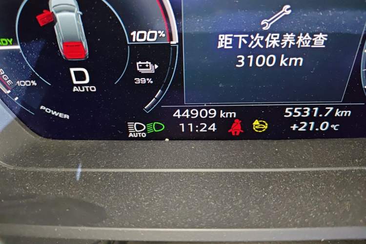 Used Audi Q5 e-tron 2023 40 e-tron Starry Edition Mecha Kit Odometer Close Up