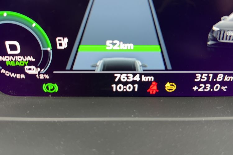 Used Audi Q5 e-tron 2023 40 e-tron Shining Edition Mecha Kit Odometer Close Up