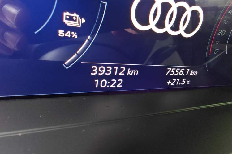 Used Audi Q5 e-tron 2023 40 e-tron Starry Edition Luxury Package Odometer Close Up