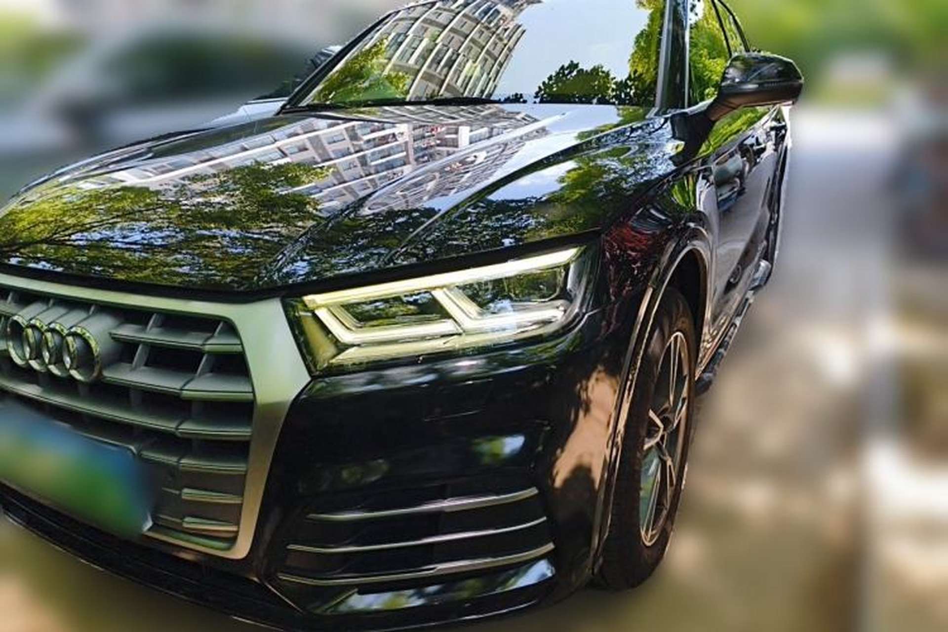Used Audi Q5L 2018 45 TFSI Prestige Fashion Edition China VI Emission Standard Front Left 45 Deg