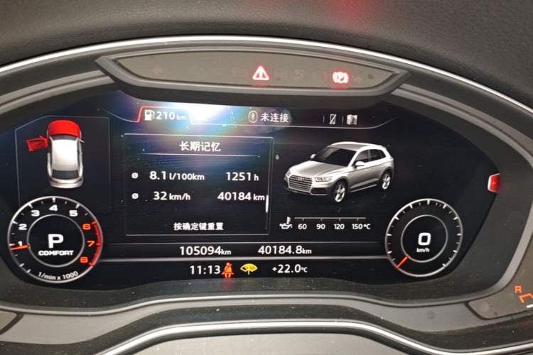 Used Audi Q5L 2018 40 TFSI Prestige Fashion Edition China VI Instrument Cluster