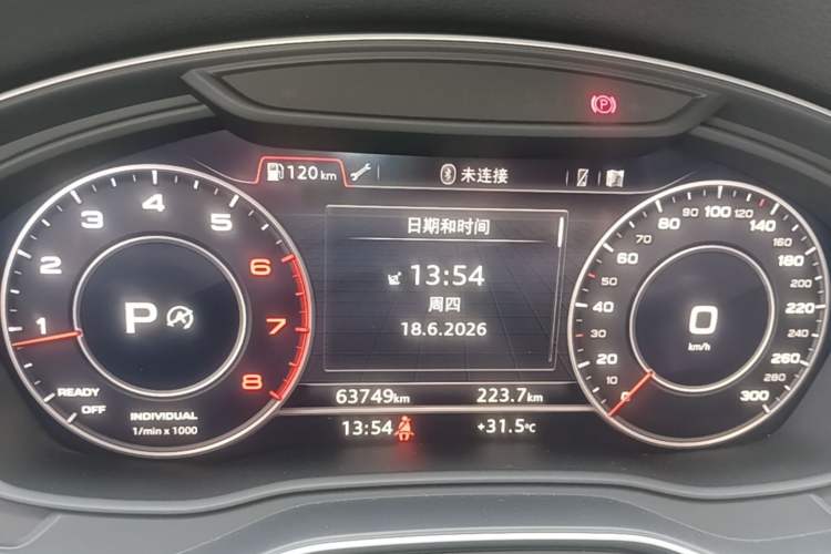Used Audi Q5L 2018 40 TFSI Prestige Fashion Edition China VI Instrument Cluster