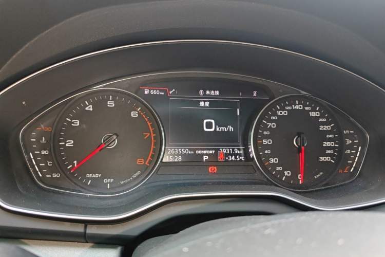 Used Audi Q5L 2018 40 TFSI Prestige Edition China VI Emission Standard Instrument Cluster