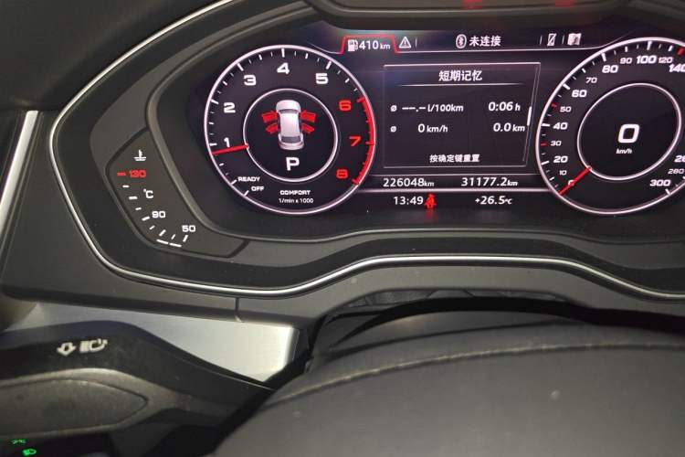 Used Audi Q5L 2018 40 TFSI Prestige Fashion Edition China V Odometer Close Up