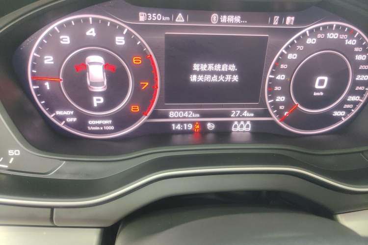 Used Audi Q5L 2018 40 TFSI Prestige Fashion Edition China V Odometer Close Up