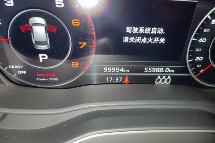 Used Audi Q5L 2018 40 TFSI Prestige Fashion Edition China V Odometer Close Up