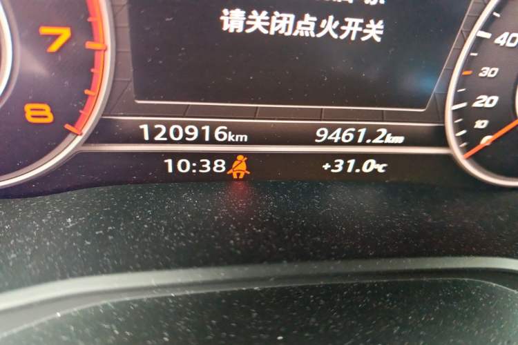 Used Audi Q5L 2018 40 TFSI Prestige Fashion Edition China V Odometer Close Up