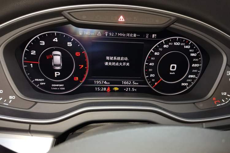 Used Audi Q5L 2018 40 TFSI Prestige Fashion Edition China V Odometer Close Up