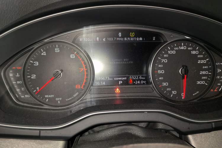 Used Audi Q5L 2018 40 TFSI Prestige Edition China V Odometer Close Up
