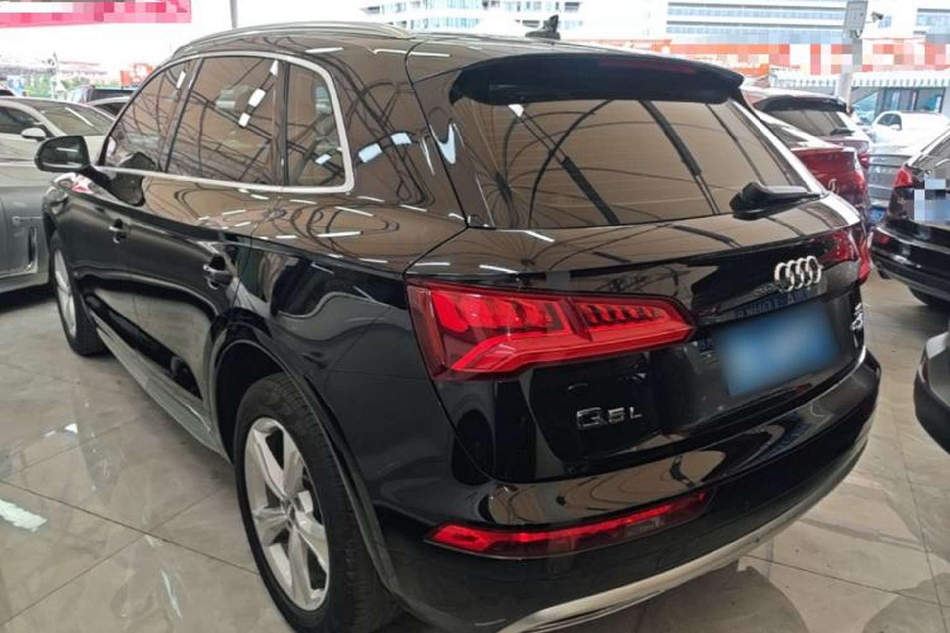 Used Audi Q5L 2018 40 TFSI Prestige Edition China VI Emission Standard Rear Left 45 Deg
