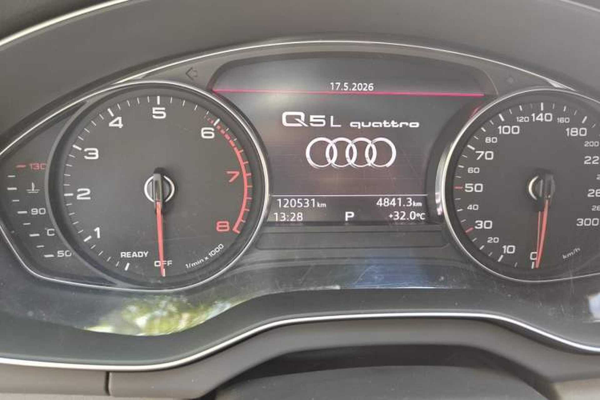 Used Audi Q5L 2018 40 TFSI Prestige Edition China V Odometer Close Up