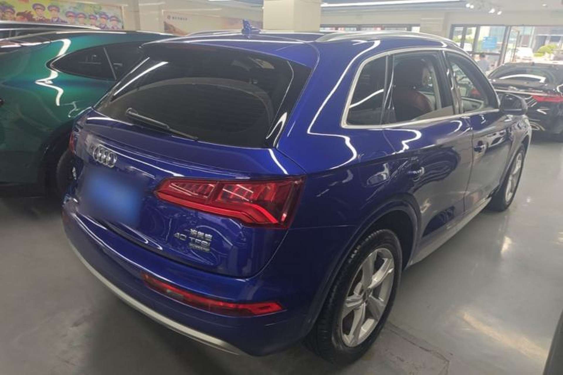 Used Audi Q5L 2018 40 TFSI Prestige Edition China VI Emission Standard Rear Right 45 Deg