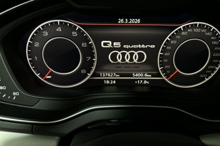 Used Audi Q5L 2018 40 TFSI Prestige Fashion Edition China V Odometer Close Up