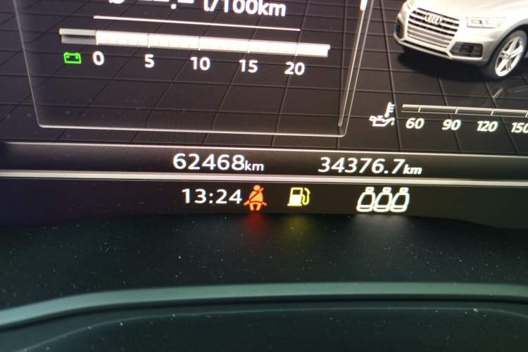 Used Audi Q5L 2018 45 TFSI Prestige Sport China V Odometer Close Up