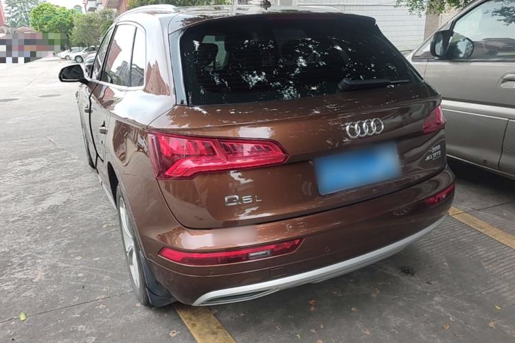 Used Audi Q5L 2018 40 TFSI Prestige Edition China VI Emission Standard Rear Left 45 Deg