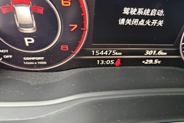 Used Audi Q5L 2018 40 TFSI Prestige Fashion Edition China V Odometer Close Up