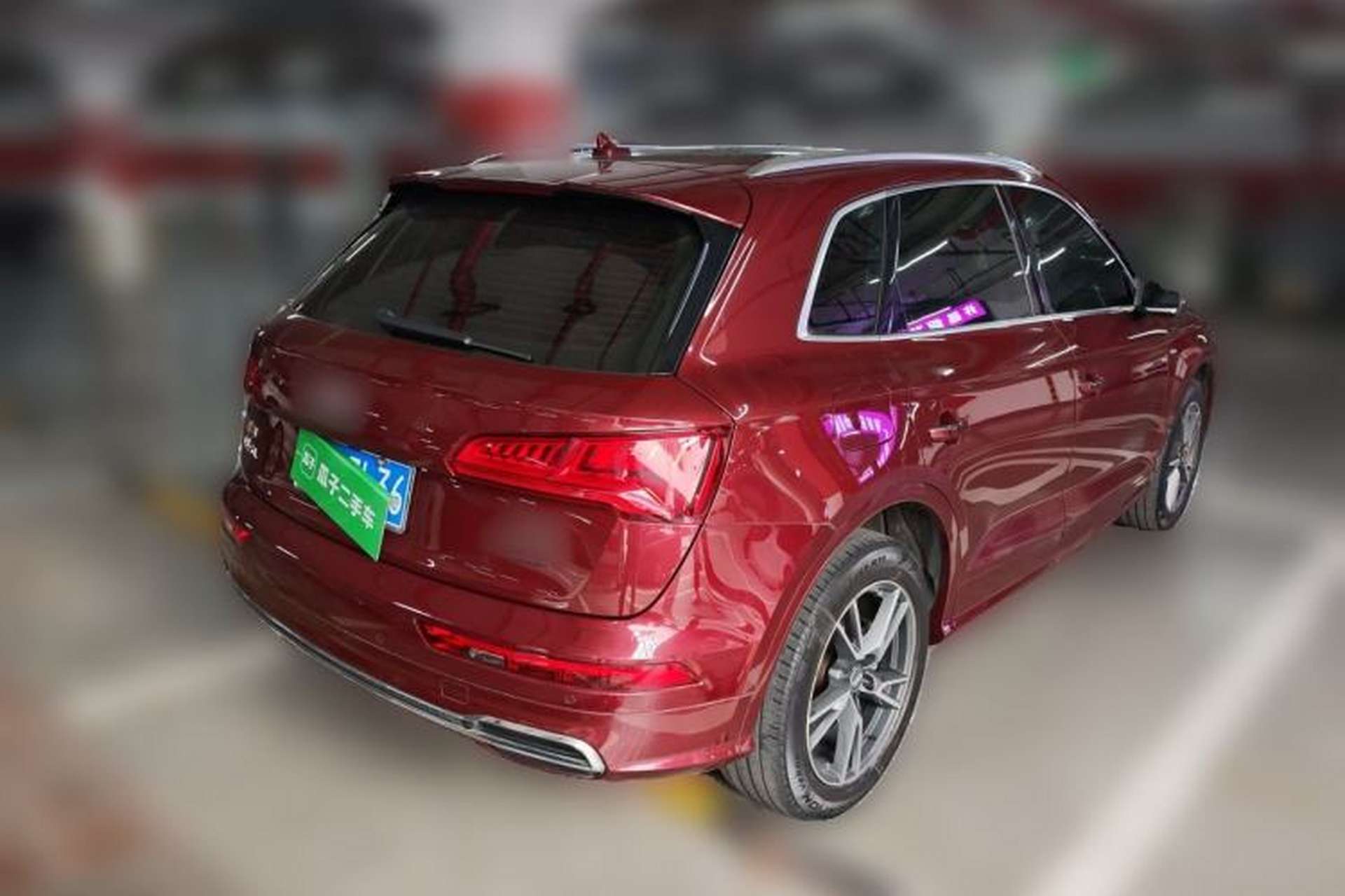 Used Audi Q5L 2018 40 TFSI Prestige Fashion Edition China VI Rear Right 45 Deg