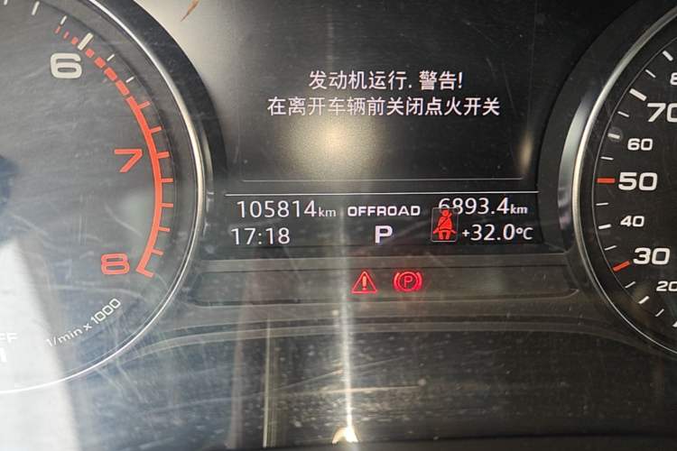Used Audi Q5L 2018 40 TFSI Prestige Edition China V Odometer Close Up