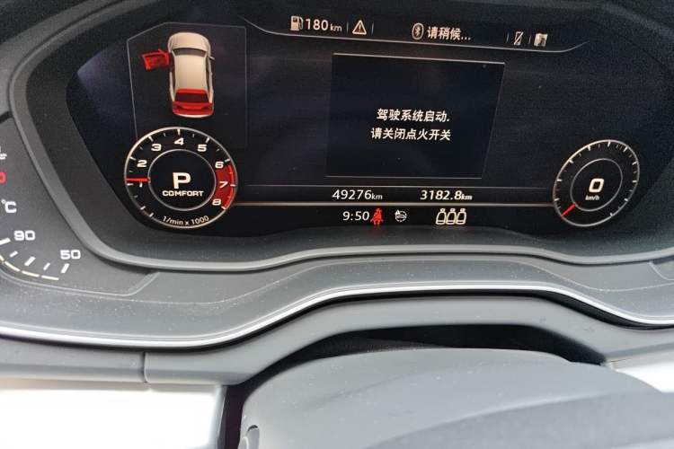 Used Audi Q5L 2018 40 TFSI Prestige Fashion Edition China VI Odometer Close Up