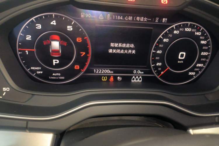 Used Audi Q5L 2018 40 TFSI Prestige Fashion Edition China VI Odometer Close Up