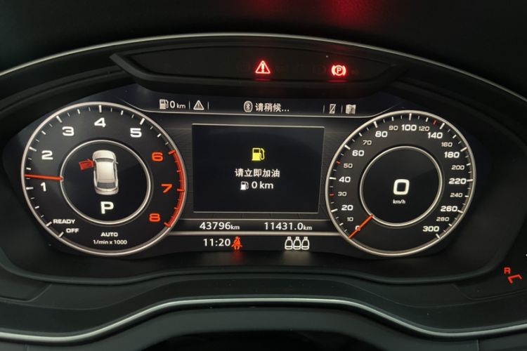 Used Audi Q5L 2018 40 TFSI Prestige Fashion Edition China V Odometer Close Up
