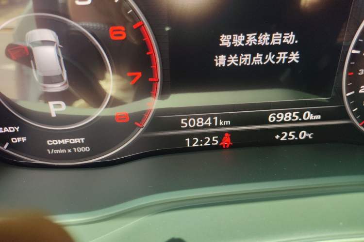 Used Audi Q5L 2018 40 TFSI Prestige Edition China V Odometer Close Up