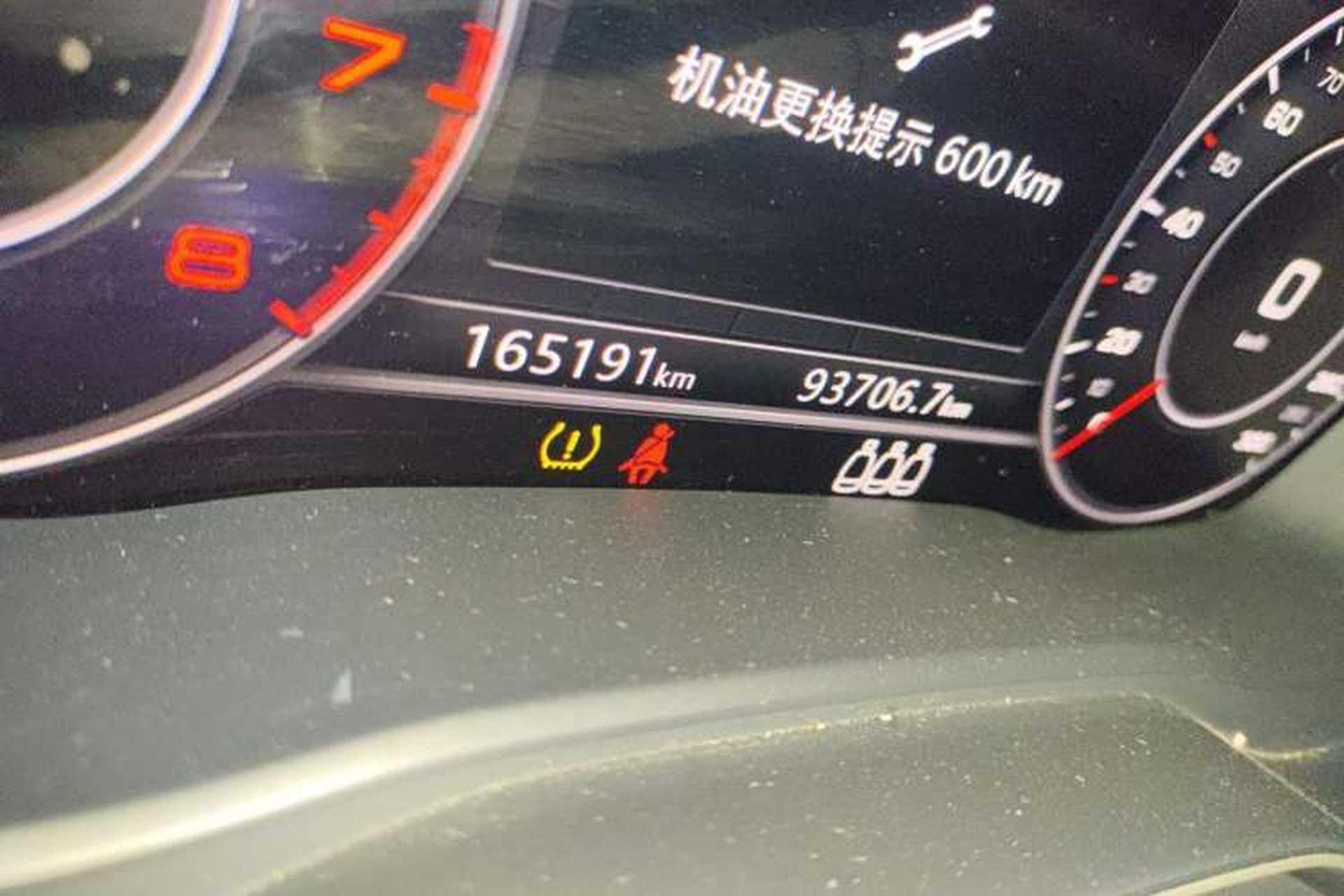Used Audi Q5L 2018 45 TFSI Prestige Fashion Edition China VI Emission Standard Odometer Close Up