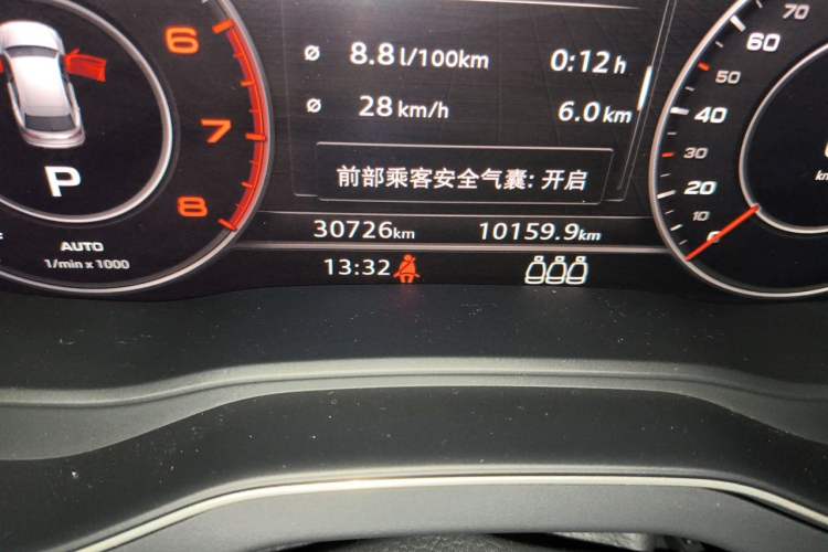 Used Audi Q5L 2020 40 TFSI Prestige Fashion Edition Odometer Close Up