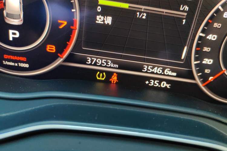 Used Audi Q5L 2020 Updated 40 TFSI Prestige Fashion Edition Odometer Close Up