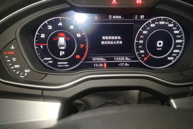 Used Audi Q5L 2020 Updated 40 TFSI Prestige Fashion Edition Odometer Close Up