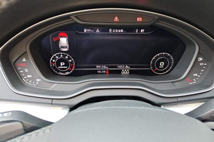 Used Audi Q5L 2020 Updated 40 TFSI Prestige Fashion Edition Odometer Close Up