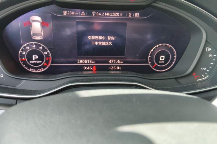 Used Audi Q5L 2020 Updated 40 TFSI Prestige Fashion Edition Odometer Close Up