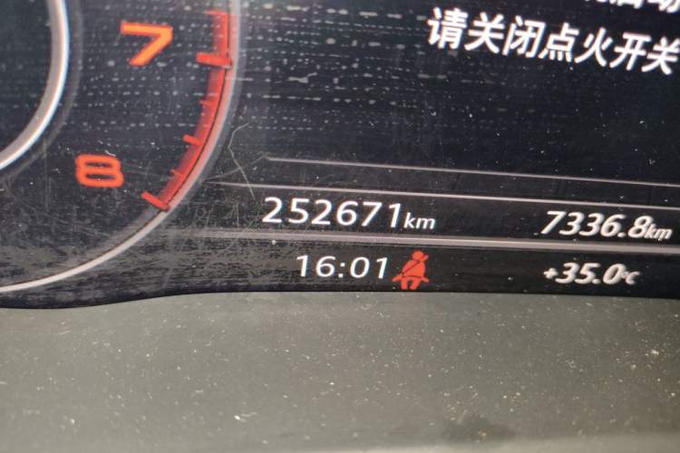 Used Audi Q5L 2020 Updated 40 TFSI Prestige Fashion Edition Odometer Close Up