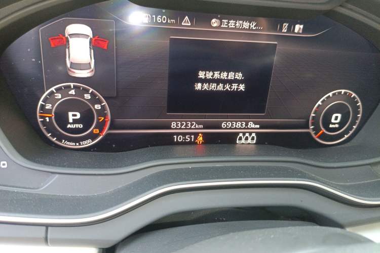 Used Audi Q5L 2020 Updated 40 TFSI Prestige Fashion Edition Odometer Close Up