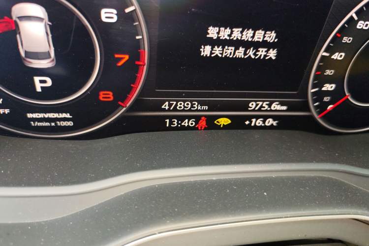 Used Audi Q5L 2020 Updated 40 TFSI Prestige Fashion Edition Odometer Close Up