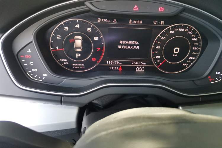 Used Audi Q5L 2020 Updated 40 TFSI Prestige Fashion Edition Odometer Close Up