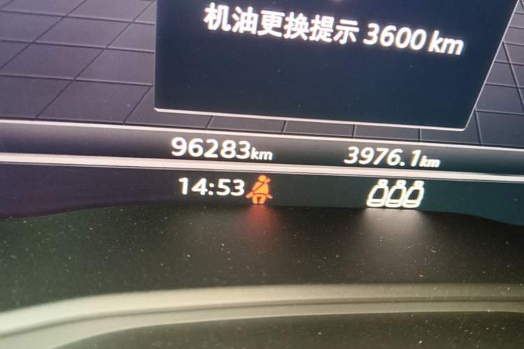 Used Audi Q5L 2020 Updated 40 TFSI Prestige Fashion Edition Odometer Close Up