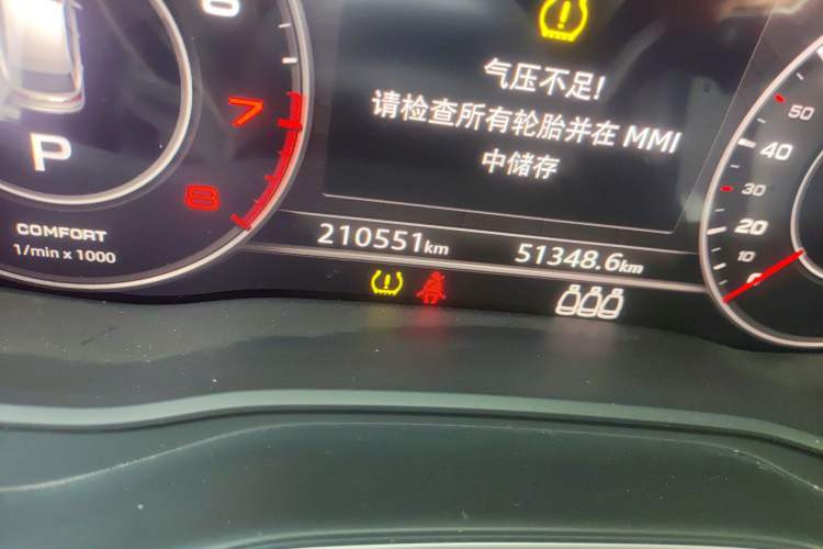 Used Audi Q5L 2020 40 TFSI Prestige Fashion Edition Odometer Close Up