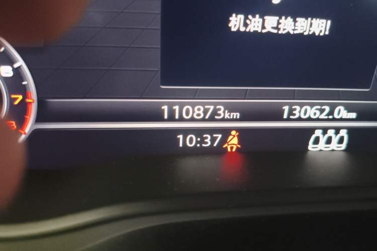Used Audi Q5L 2020 40 TFSI Prestige Fashion Edition Odometer Close Up